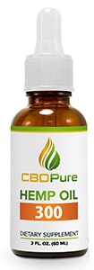 Buy CBDPure Hemp Oil Extract 300 mg Online